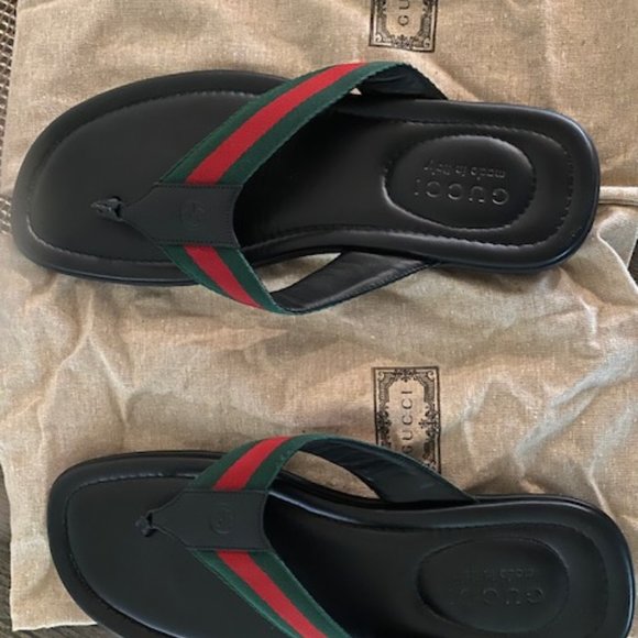 Gucci Men's Titan Thong Sandals - Picture 1 of 3